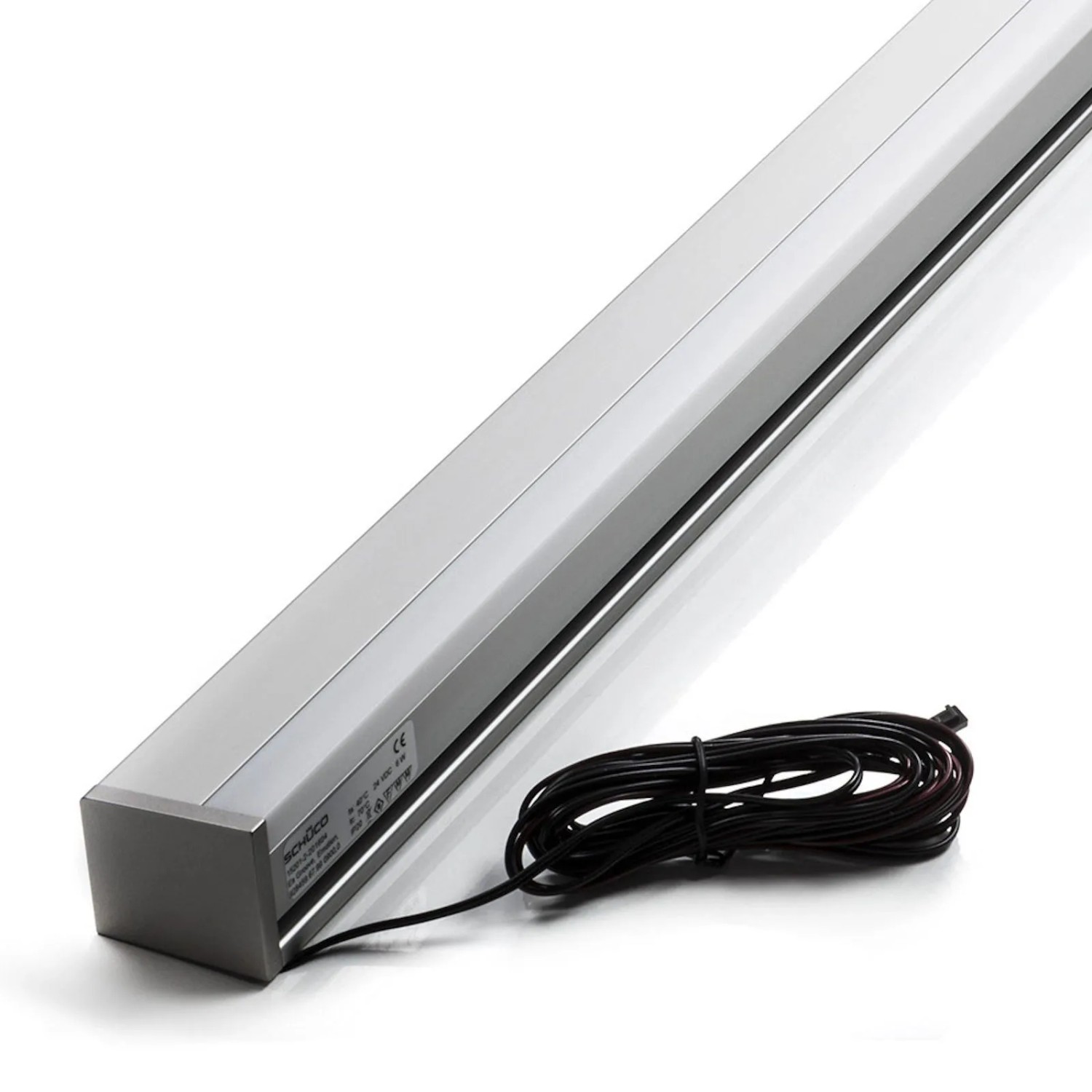 SOTECH LED Küchenreling Groove Aufhängeschiene 1500 mm für Linero 2000 & MosaiQ Nischensysteme mit Kabelausgang Links