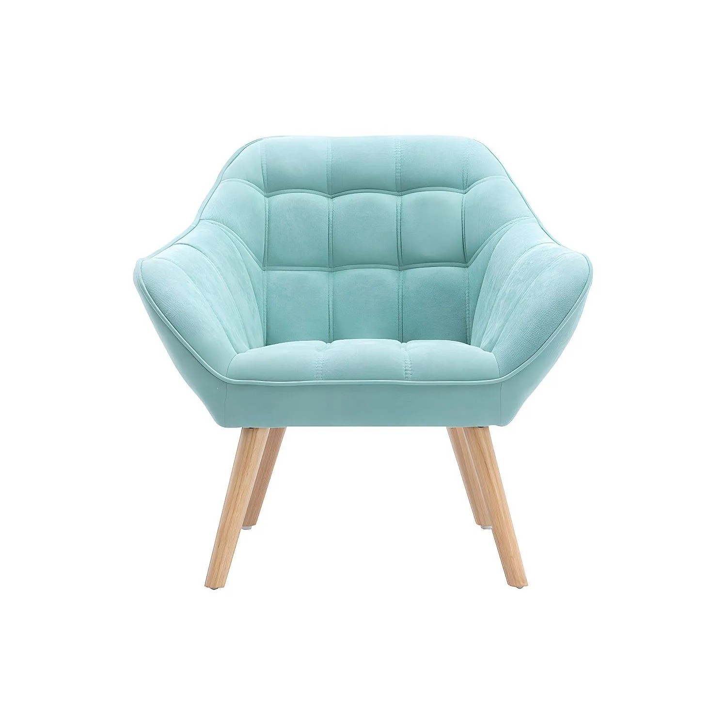 Vente-unique Sessel Mit Gerader Rückenlehne Caserta Mandelgrün 82 cm