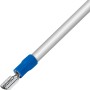Blaue Flachsteckhülse (Ø 2,5 mm) am Kabelende, 20er-Pack für einfache Kabelverbindungen.