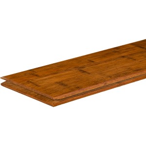 CoBAM® Bambus Terrassendiele XL Coffee, braune Holzoptik mit Nut- und Federverbindung.