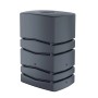 Waterform Regentonne Aqua Tower, 450 l, Anthrazit. Eckige Regenspeicher für Garten & Außenbereich.