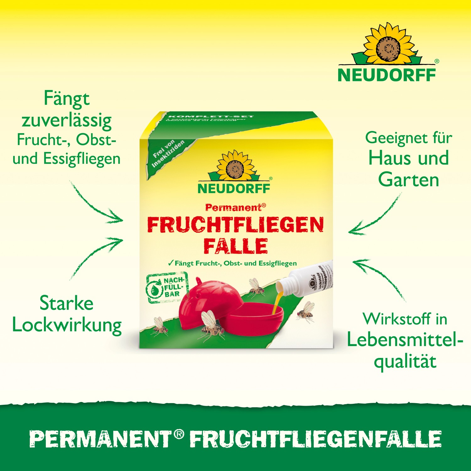 GARDIGO® 2er-Set Fruchtfliegenfalle / Obstfliegenfalle In Fruchtform 227014891844 - Foto 7
