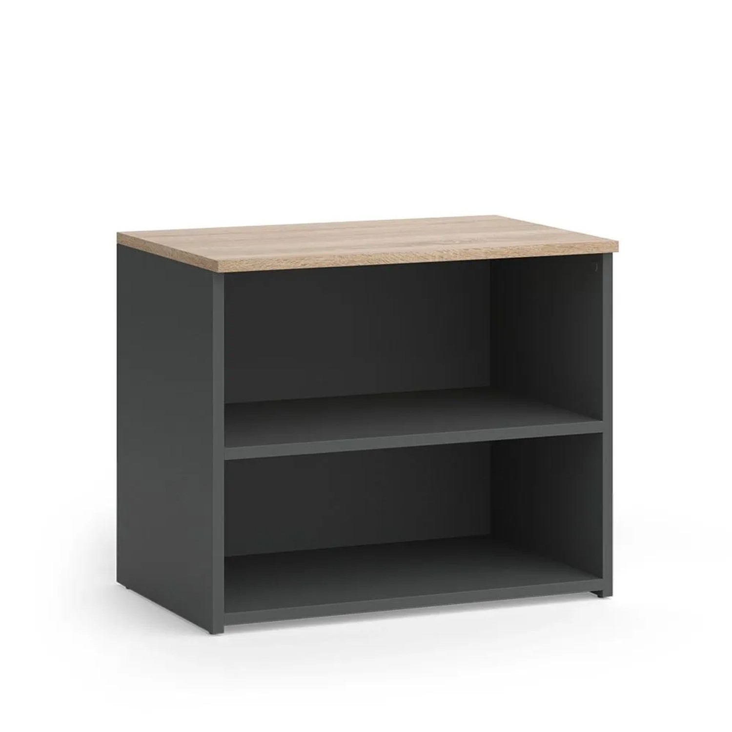 Vicco Lowboard Wido Anthrazit Sonoma 60 x 50 mit 2 Fächern Art Nr 56260