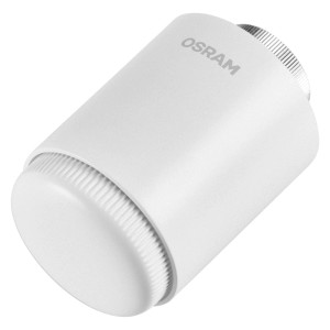 Osram Heizkörperthermostat Smart Wifi Thermostat Weiß 9,5 cm x 6 cm