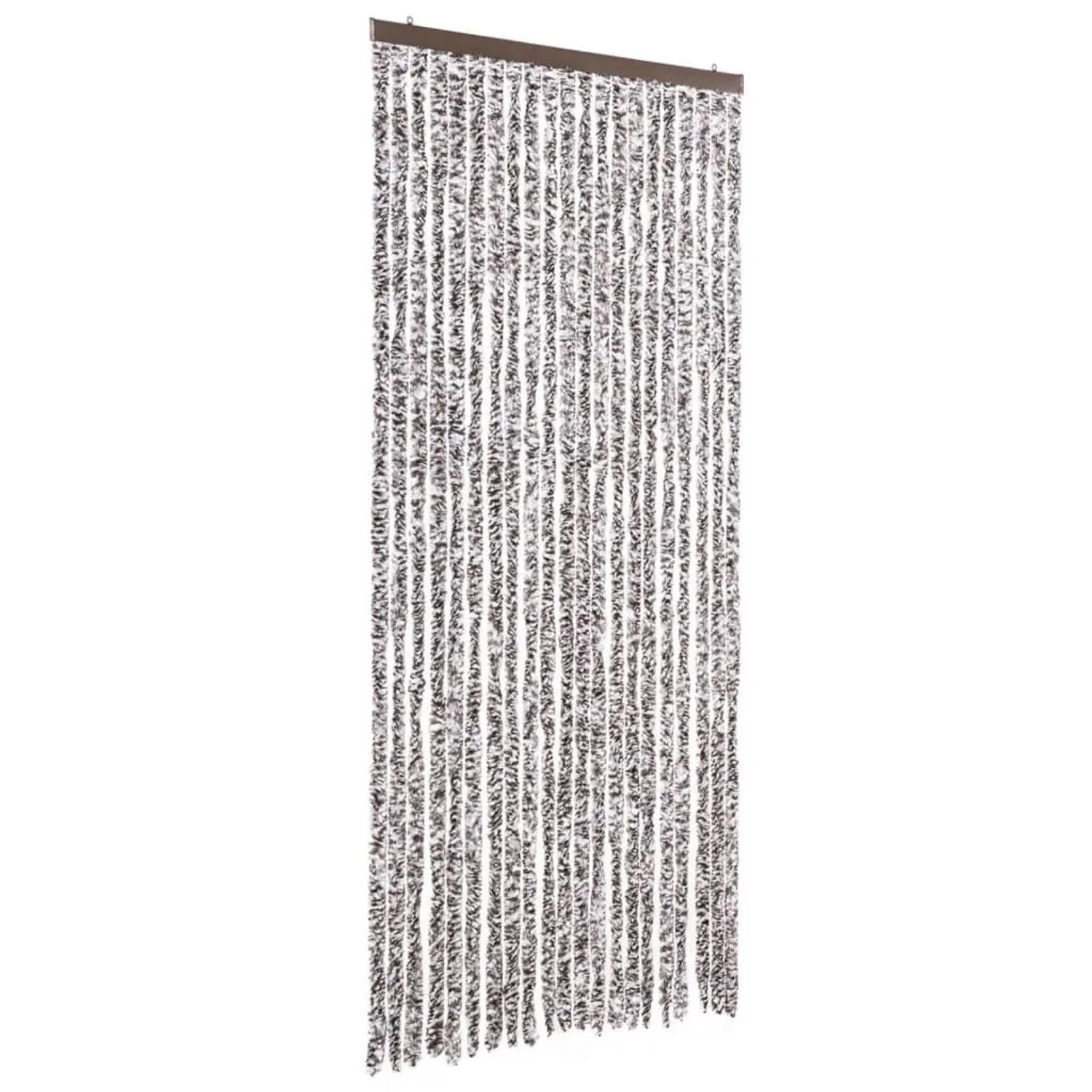 vidaXL Insektenschutz-Vorhang Braun und Beige 90x200 cm Chenille 315130