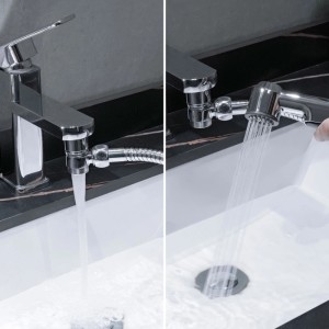 Euroshowers Waschbeckendusche Set M24 M22 Adapter Chrom