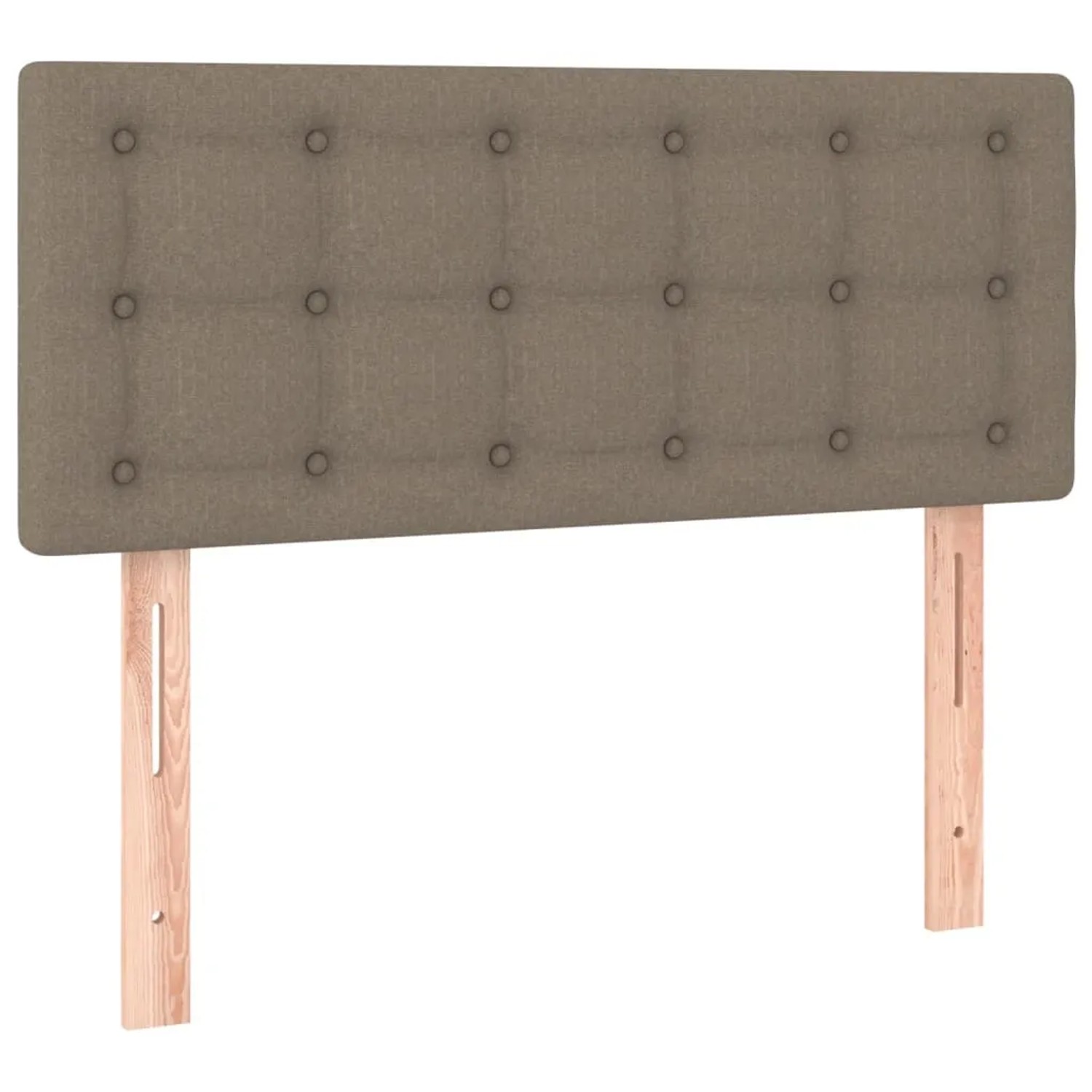 vidaXL LED Kopfteil Taupe 90x5x78/88 cm Stoff 3122032