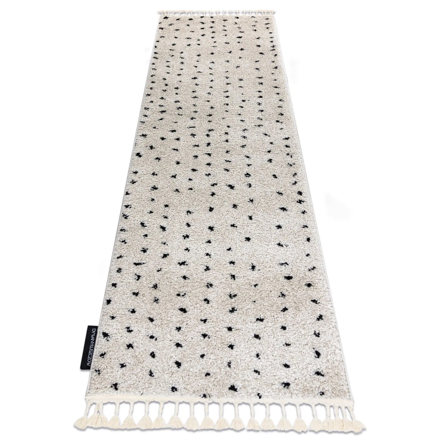 RugsX Teppich Berber Creme 60cm 250cm