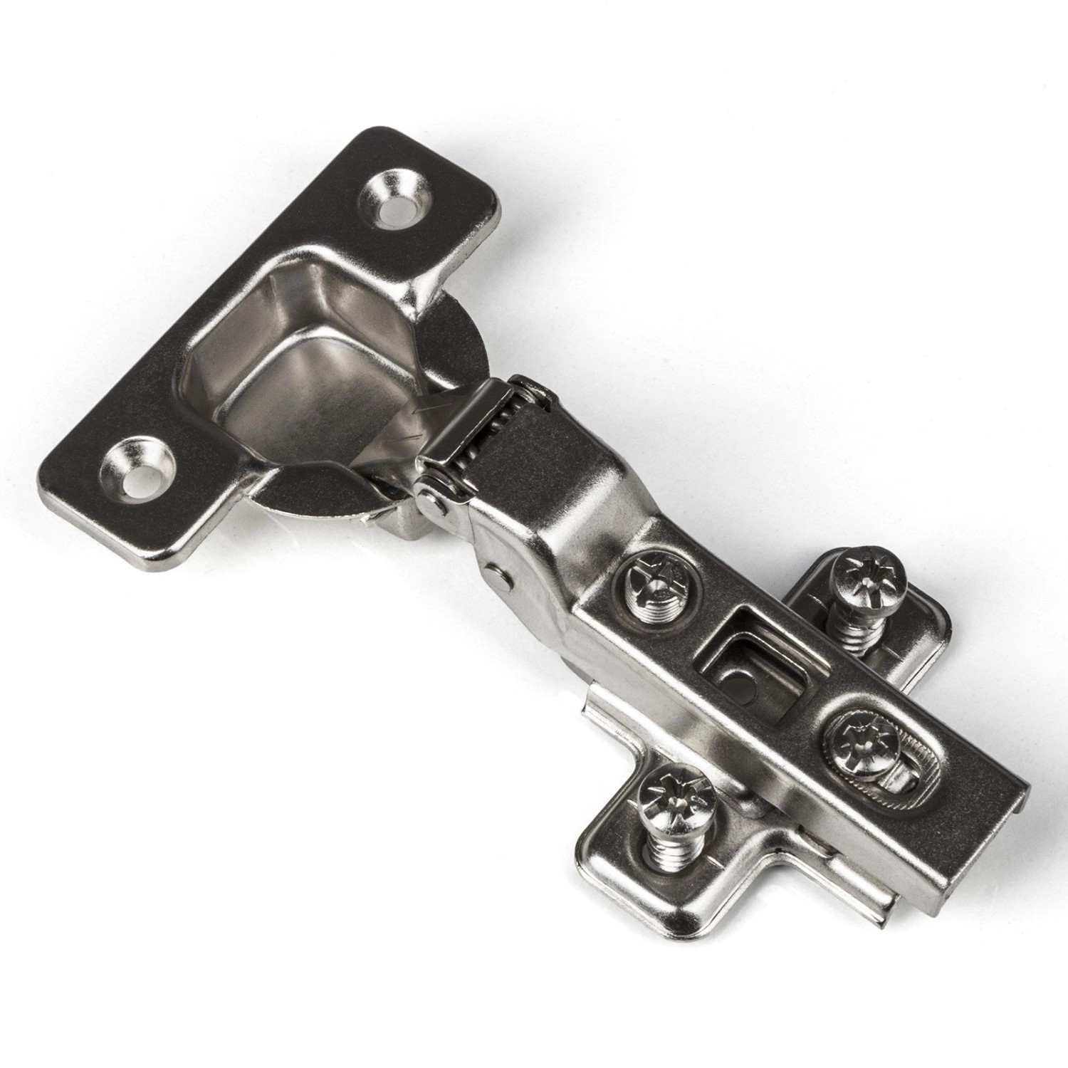 SOTECH Topfband T45 110 Grad Mittelanschlag Halb Aufliegend mit Kreuzplatte