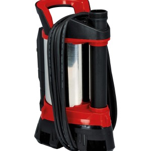 Einhell GE-DP 7035 N-A ECO Schmutzwasserpumpe mit Aquasensor, 700W, rot/schwarz, für Klar- und Schmutzwasser.