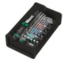 Wera Bit-Set 100 Kraftform Kompakt, 52-teilig im schwarzen Etui. Schraubendreher-Set mit Bits und Winkelschlüsseln.