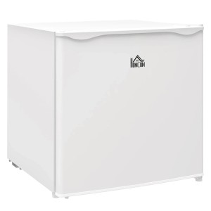 Weißer HOMCOM Mini-Gefrierschrank, 35L, freistehend. Kompakte Gefrierbox für kleine Räume.