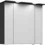 Pelipal Spiegelschrank Trentino, anthrazit, 75 cm breit, mit Beleuchtung. Badezimmerschrank für mehr Stauraum.