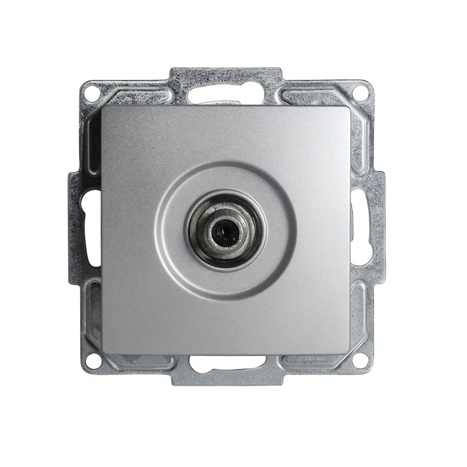 Günsan Visage Sat Steckdose TV Antennendose F Stecker Silber