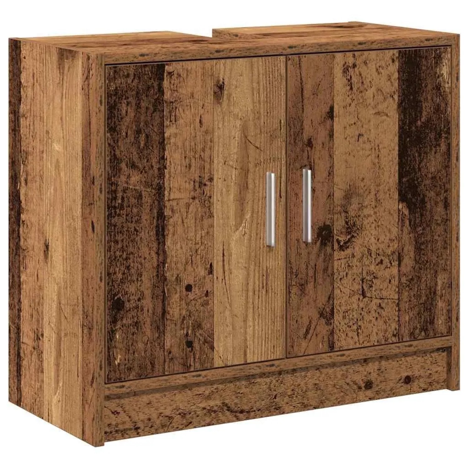 vidaXL Badezimmerschrank mit Tür Altholz 63 x 29 x 55 cm Holzwerkstoff 8692 günstig online kaufen