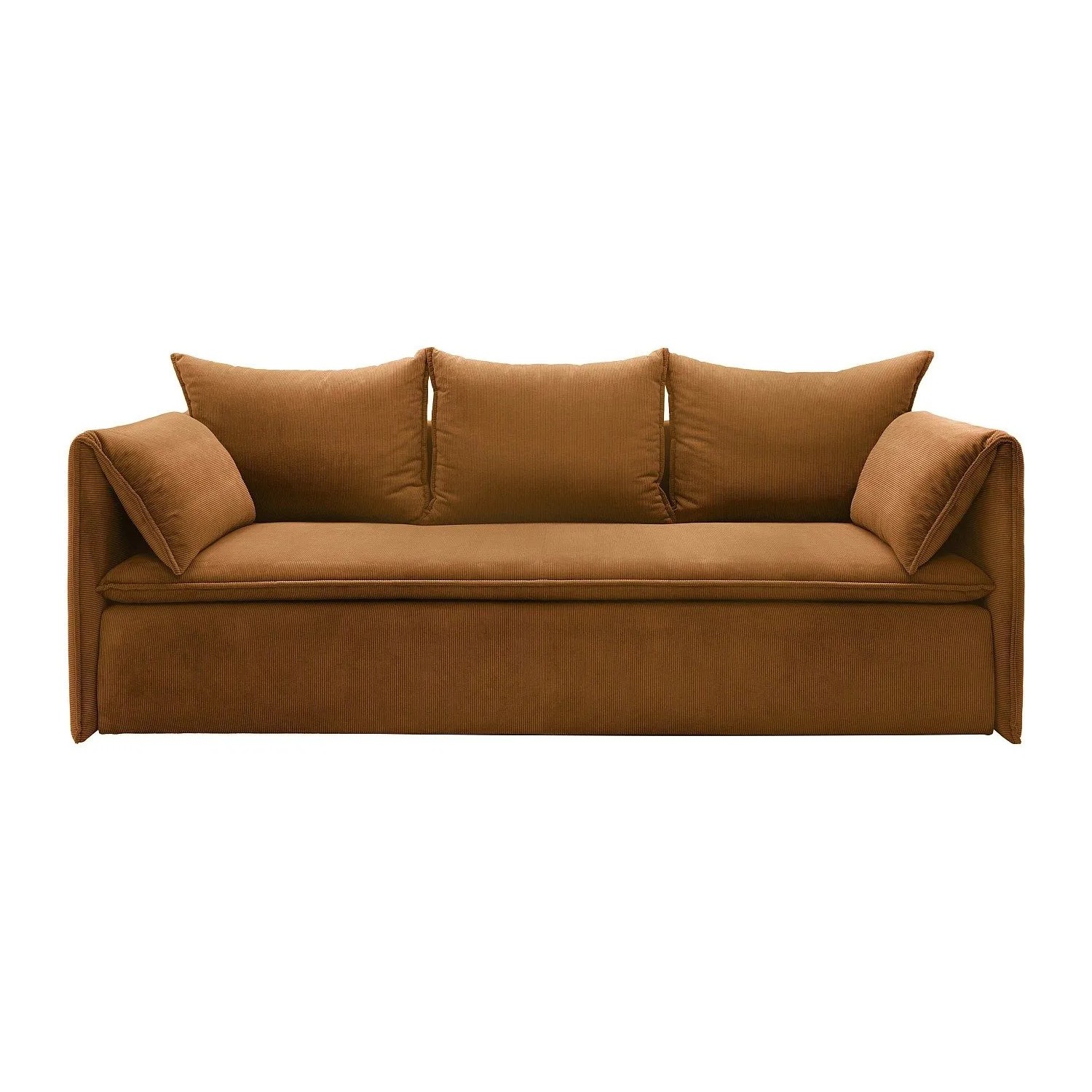 Vente-unique Schlafsofa Teodora Terracotta 218 cm