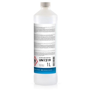 Höfer Chemie Isopropanol 99,9% 1l Flasche, farblose Reinigungsflüssigkeit.
