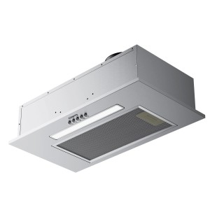 CIARRA Unterbau-Dunstabzugshaube, 52 cm, Edelstahl, 3 Stufen, mit LED-Beleuchtung.