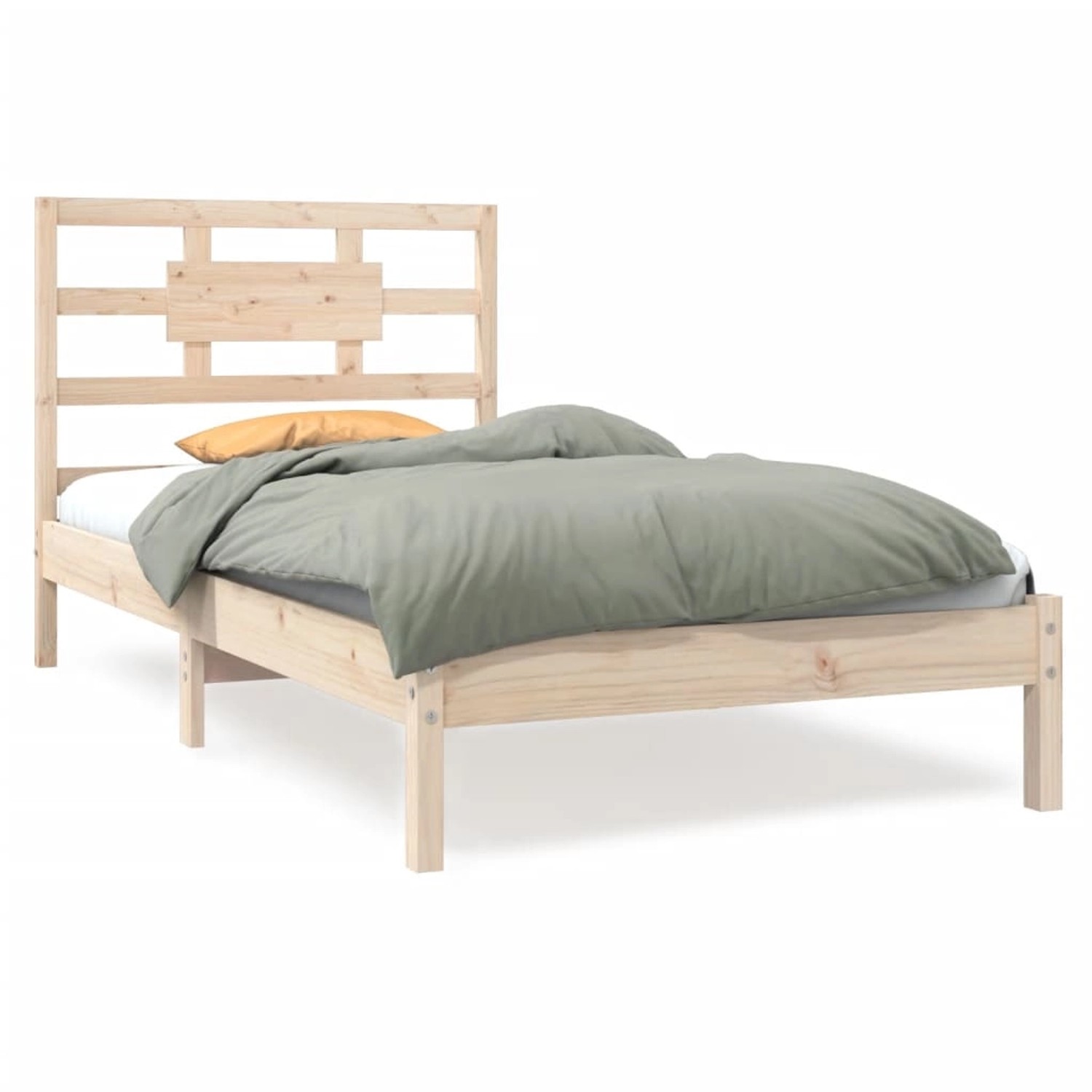 vidaXL Bett Massivholzbett 90x200 cm günstig online kaufen