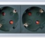 Schwaiger® 4-fach Steckdosenleiste mit USB und Tischbefestigung für Computer & Multimedia.