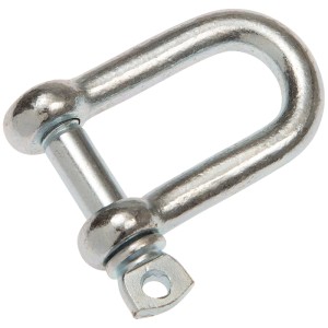 Robuster, gerader Conacord Schäkel aus Stahl, 11 mm Durchmesser, für sichere Befestigungen.