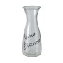 Transparente Boltze Karaffe Cucina mit Aufdruck "Vino Bianco", 26cm hoch. Ideal für stilvolles Servieren.