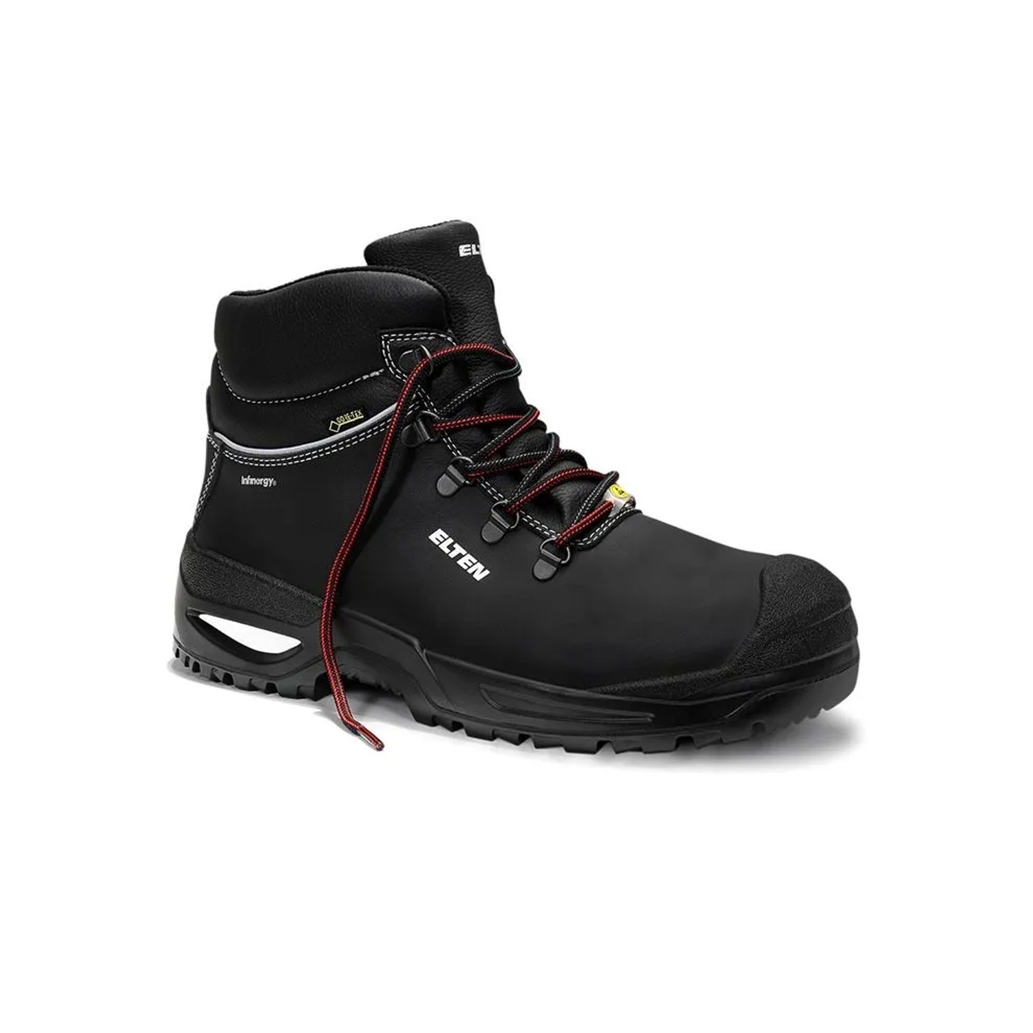 ELTEN Sicherheitsschnürstiefel FRANCESCO XXSG RU GTX BLACK Mid ESD S3S WR Größe 39