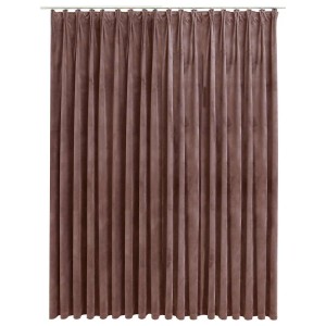 vidaXL Verdunkelungsvorhang mit Haken Samt Antik-Rosa 290 x 245 cm 134527