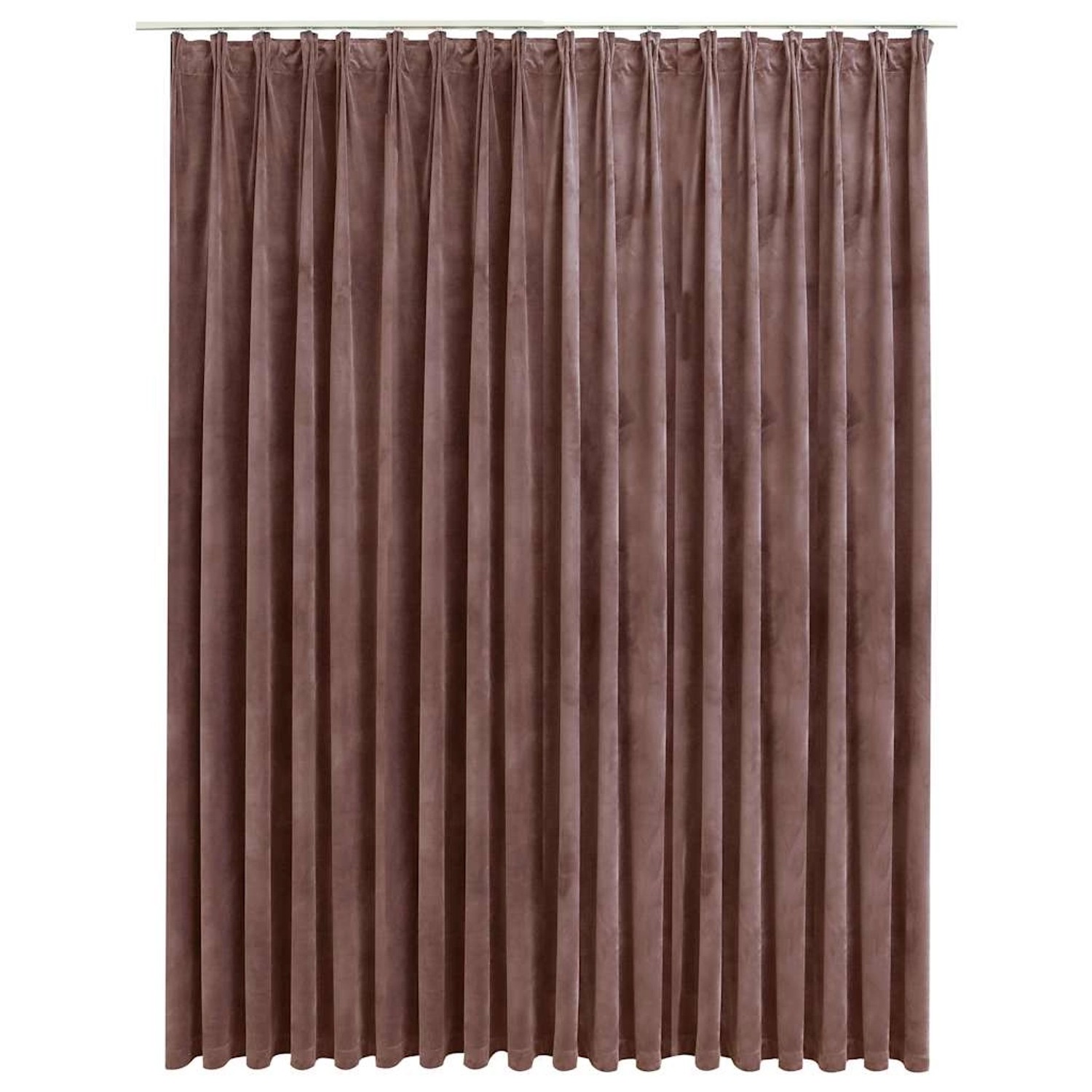 vidaXL Verdunkelungsvorhang mit Haken Samt Antik-Rosa 290 x 245 cm 134527 günstig online kaufen
