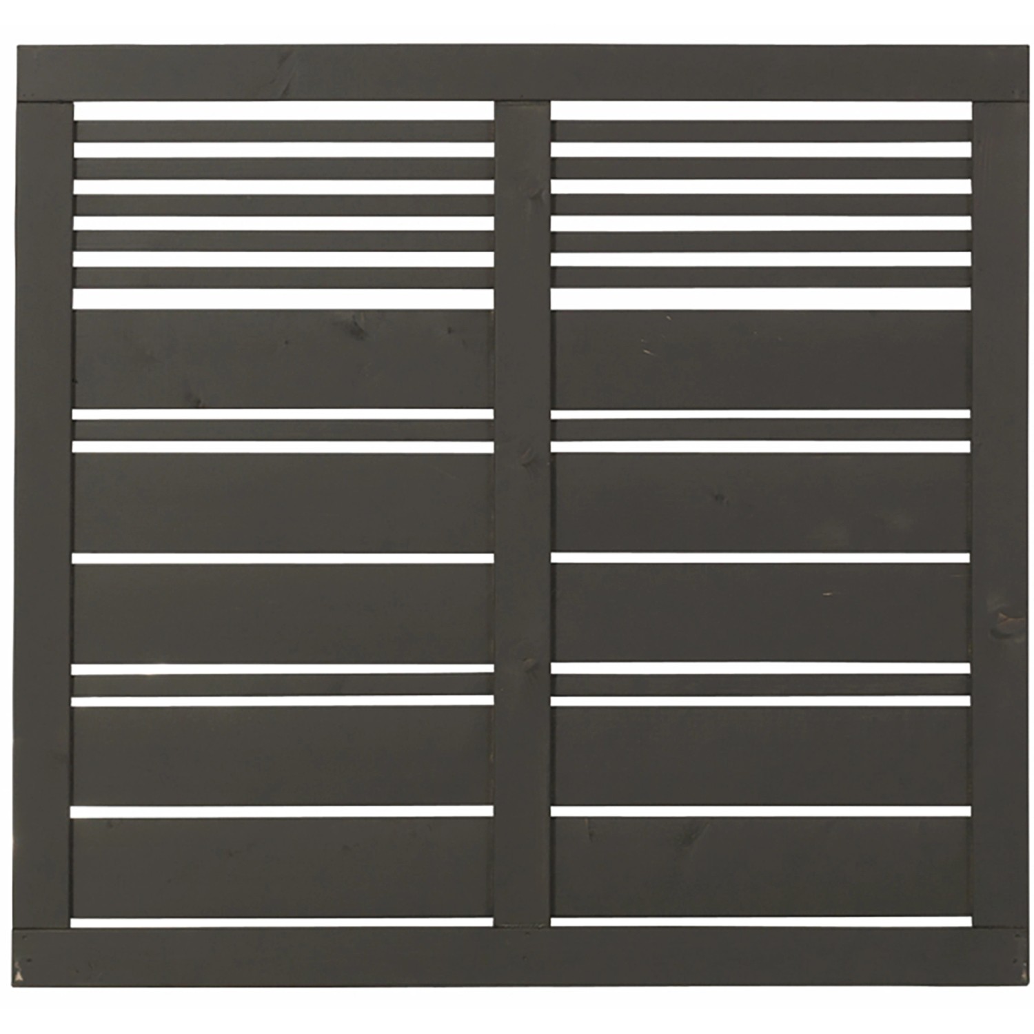 Sichtschutzzaun Silence Nadelholz Umbragrau 120 cm x 110 cm günstig online kaufen