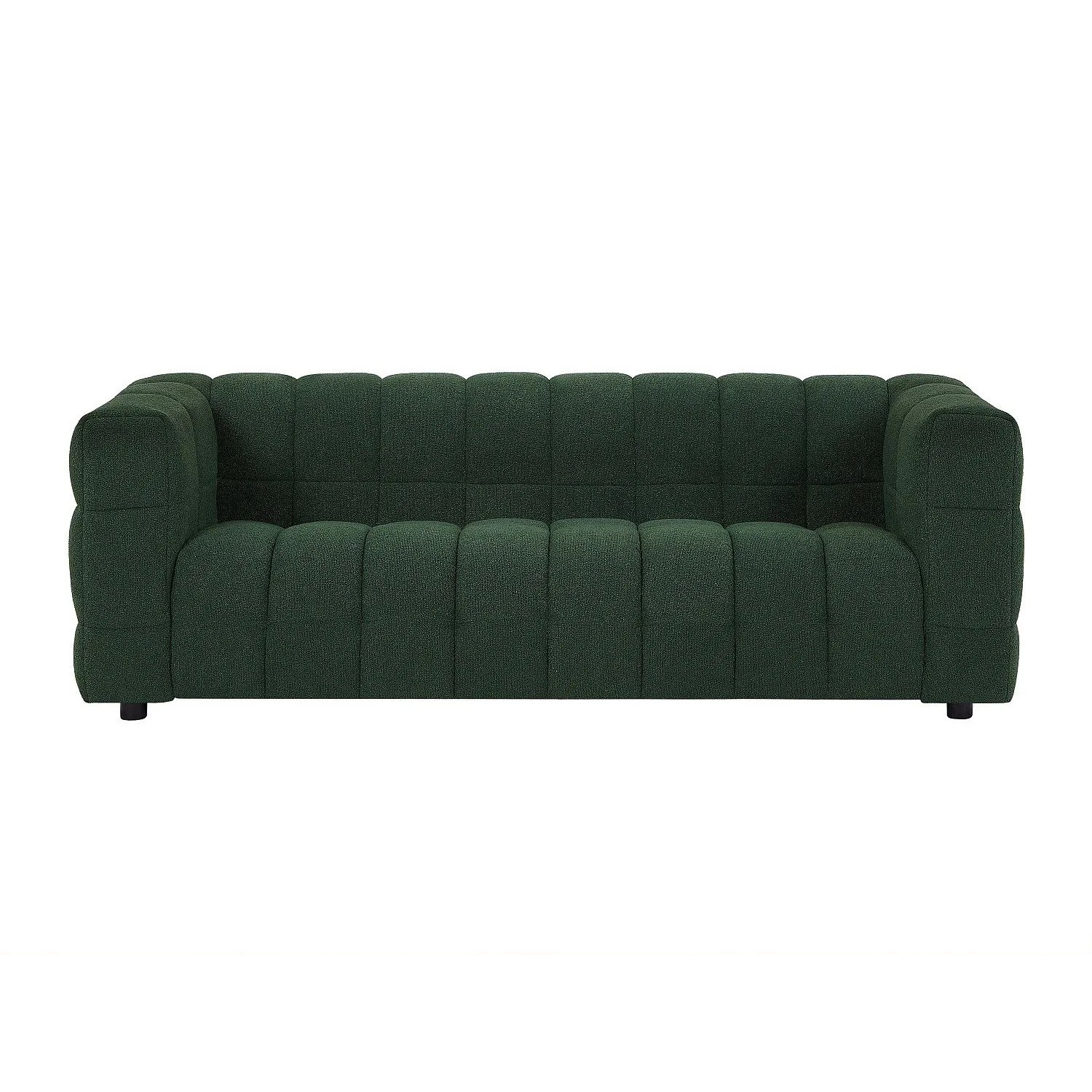 Vente-unique Sofa Ohne Schlafmöglichkeit Lerici Grün 213 cm