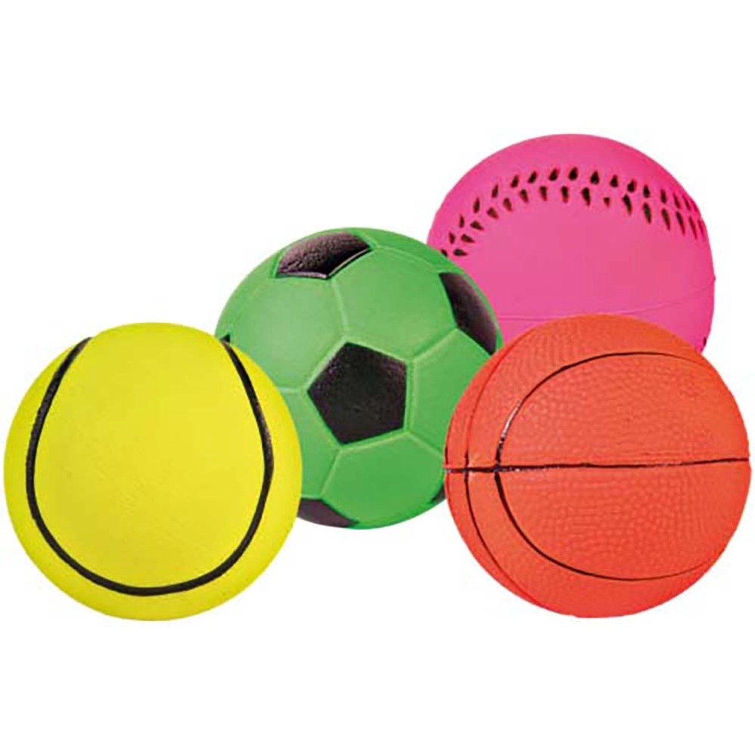 Jollypaw Neonball Moosgummi ø 6 cm Sortiert