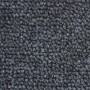 Detailaufnahme eines anthrazitfarbenen Karat Teppichläufers London mit Schlingenflor.