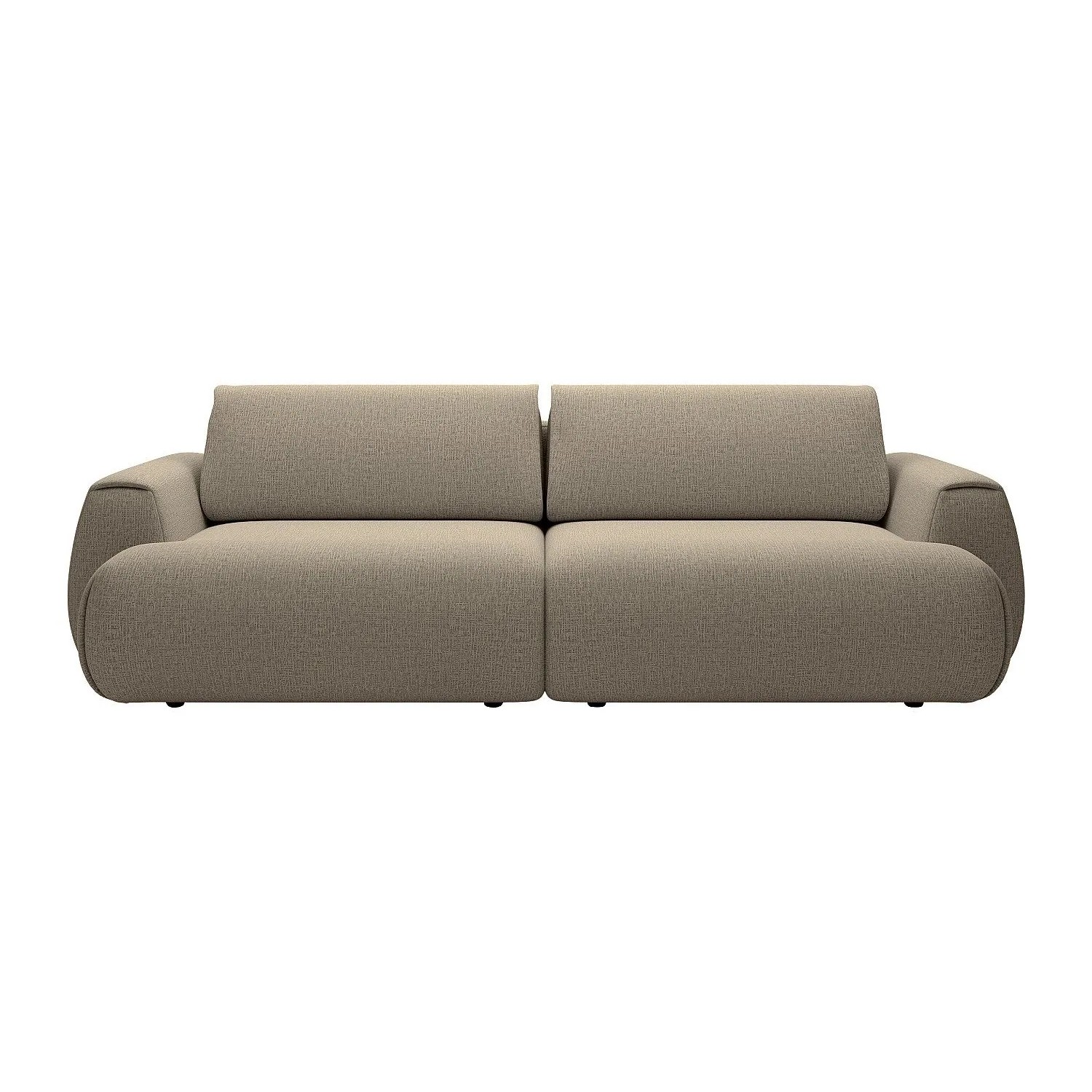 Vente-unique Schlafsofa Monelia Taupe 260 cm