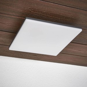 Lucande LED Deckenleuchten Henni 9619114 mit Bewegungsmelder Modern in Alu 1-flammig
