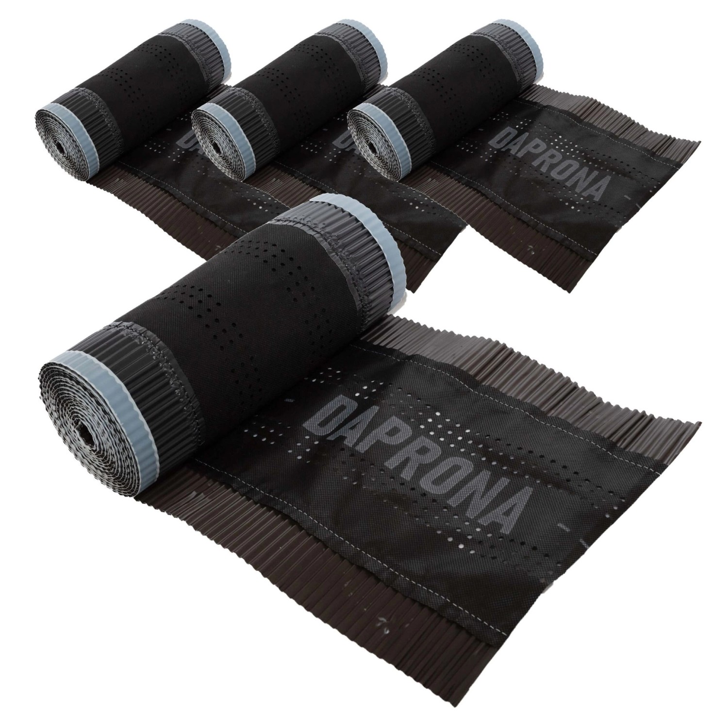 Daprona Firstrolle Alu Super Vent 4x 5m x 230mm Braun Abdichtung Dachfirst