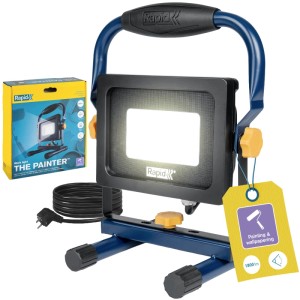 Rapid LED-Arbeitsleuchte The Painter mit 2.000 lm, ideal für Baustellen und Renovierungen.
