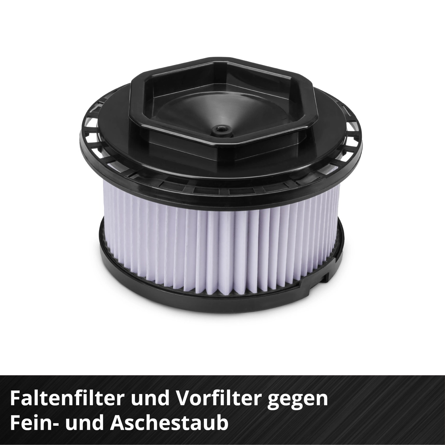 Faltenfilter für Einhell Aschesauger TC-AV 2032 DW, Filter für Asche und Feinstaub.