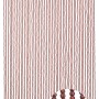 Kobolo Türvorhang CHOCO mit Holzperlen, braun, 100x210cm, als Insektenschutz und Deko.