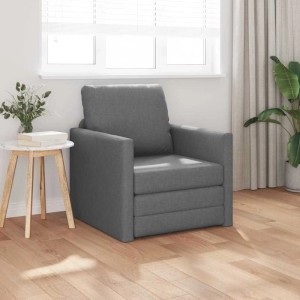 vidaXL Schlafsofa Dunkelgrau 74 x 77 x 81 cm Stoff 4106622