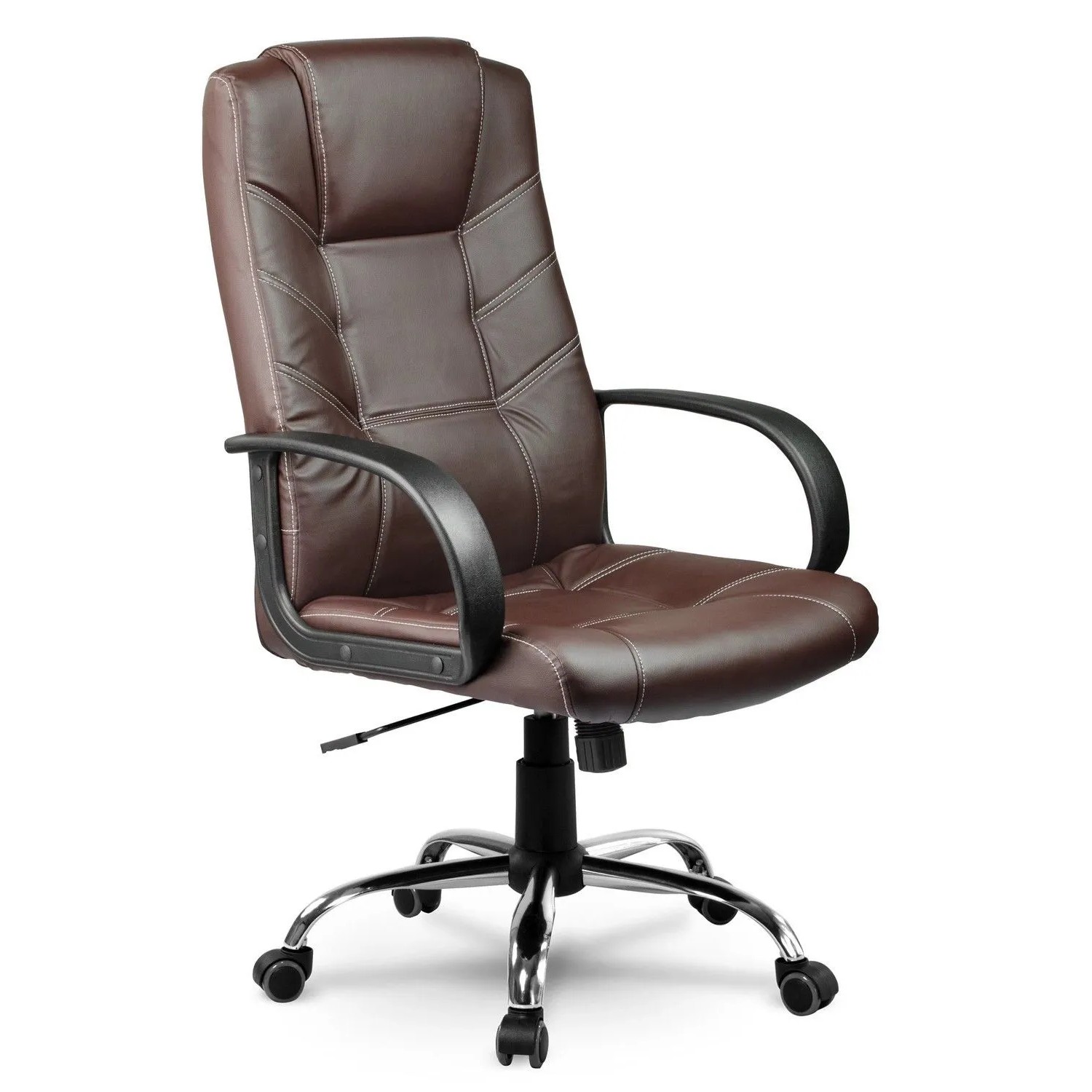 Sofotel Eg 221 Brauner Lederbürostuhl