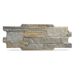 Klimex Verblender Feinsteinzeug UltraStrong Ardennes, 42,5x16 cm, grau. Steinoptik für Innen & Außen.