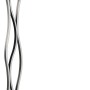 Moderne Trio LED Stehlampe Blaze, Aluminium gebürstet, dimmbar und mit verstellbarer Lichtfarbe.