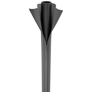 Gardena Liano Life Gartenschlauch, 10 m, schwarz. Textilschlauch mit flexibler PVC-Innenseite.