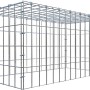 Leere Gabiona C-Ring Anbaukorb Gabione 40x80x40cm mit Maschenweite 5x10cm.