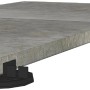 GS Terrassen Plattenlager 10mm, schwarz, 32er Set für Terrassendielen und Platten.