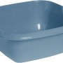 Keeeper Universal Schüssel Björk, eckig, 8 l, 34x34 cm, Nordic Blue, mit Ausguss und Mess-Skala.