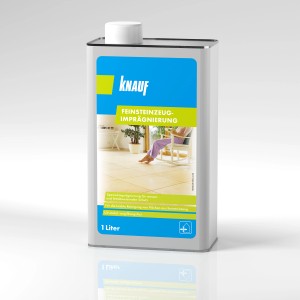 Knauf Feinsteinzeug Imprägnierung, 1L Flasche für Innen- und Außenbereich.