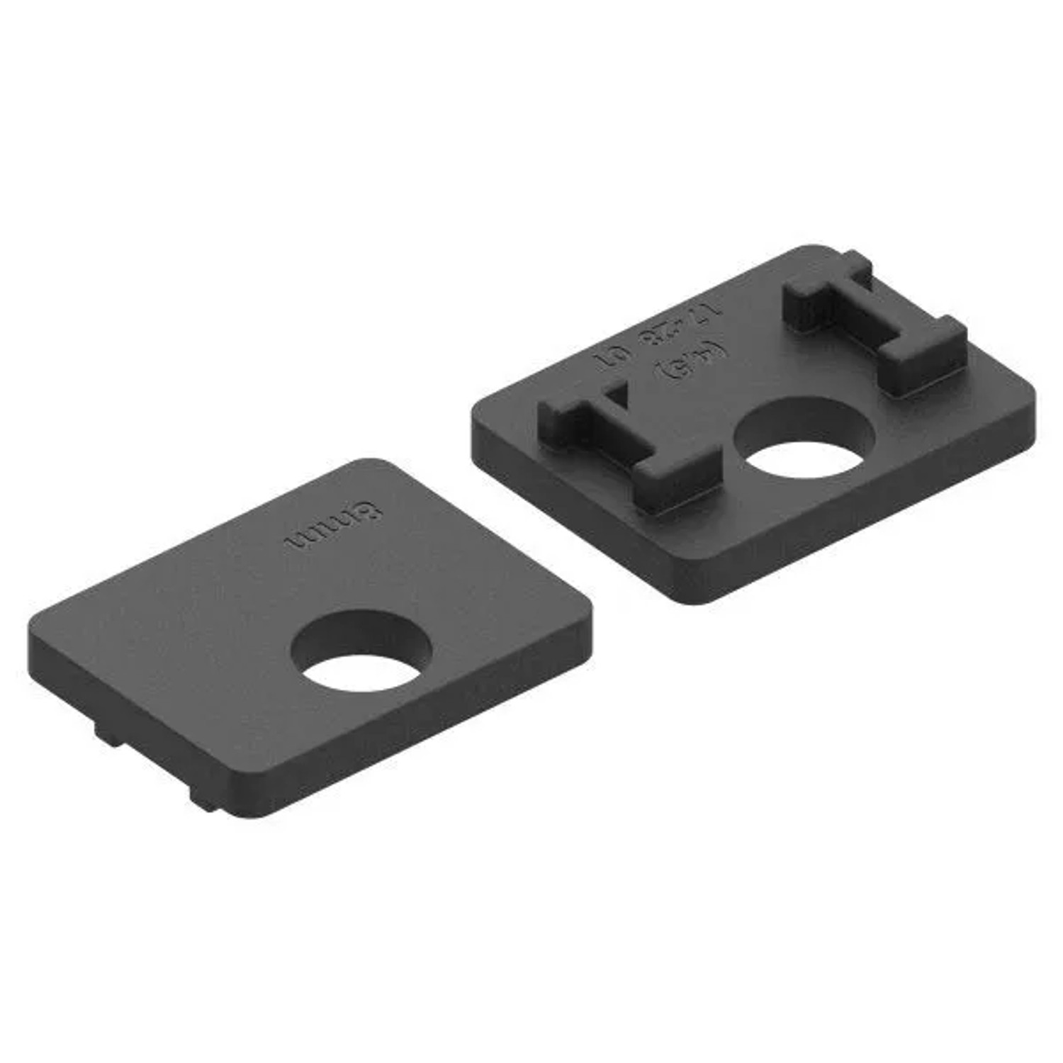FeNau 1 Paar Gummis Zu Glasklemme 52x52x32,5 mm AbZ Für 8 mm Glas ESG