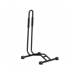 Relaxdays Fahrrad Ausstellungsständer Stahl Schwarz Rutschfest 75 cm x 39 cm x 46,5 cm 1,8 kg